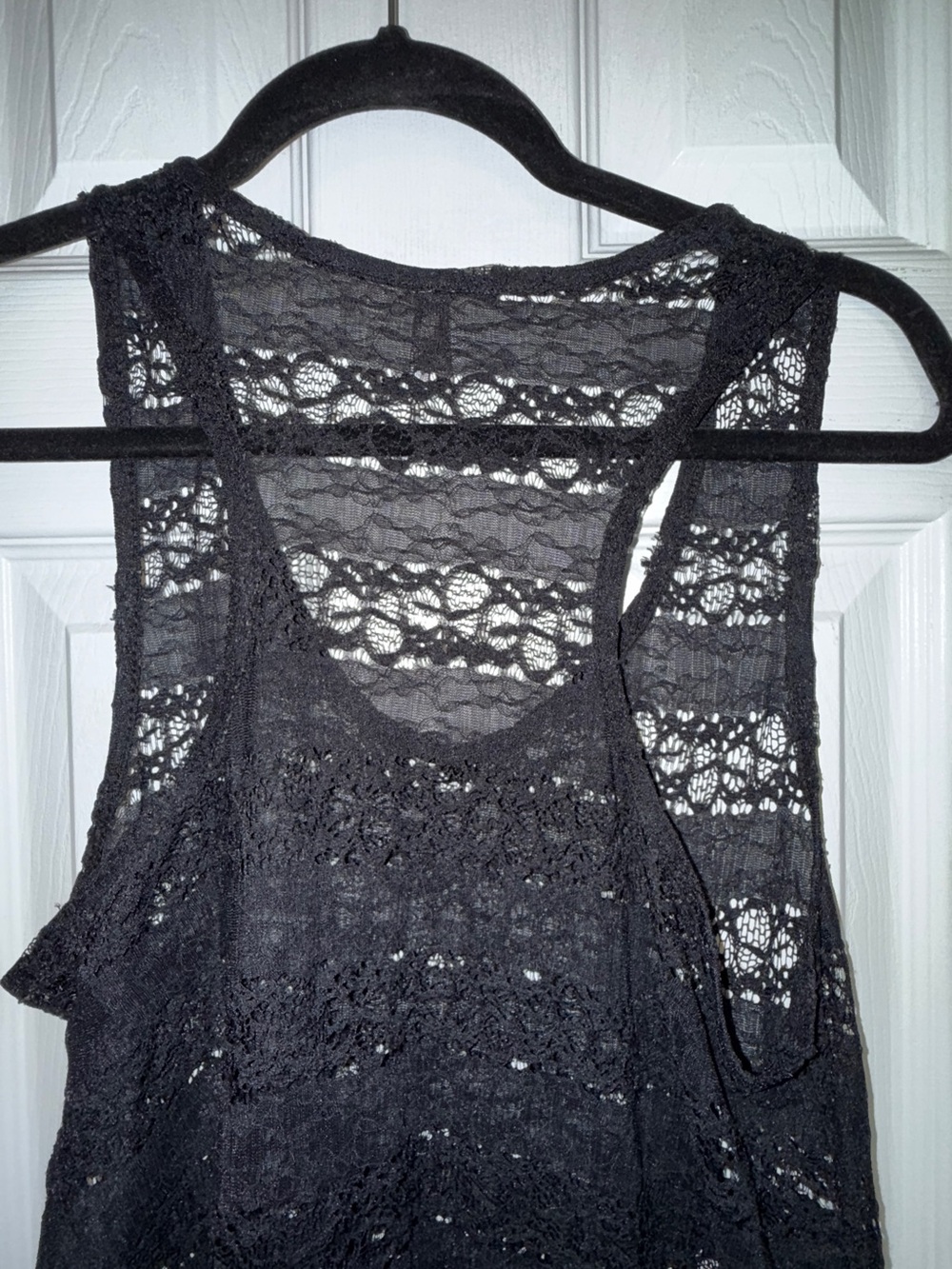 Black Lace  Tank Top - Women's